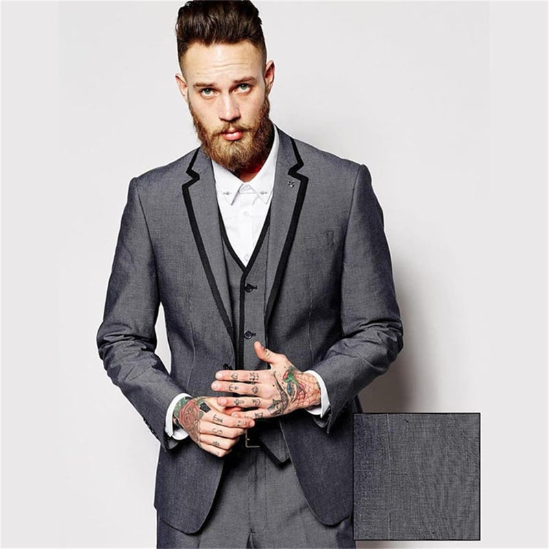 WCRAZYE Chain Lapel Pin Collar Bar Tassel Brooch Classic Ball Head Brass Shirt Collar Bar Tie Pins for Men Wedding Business - Image 2